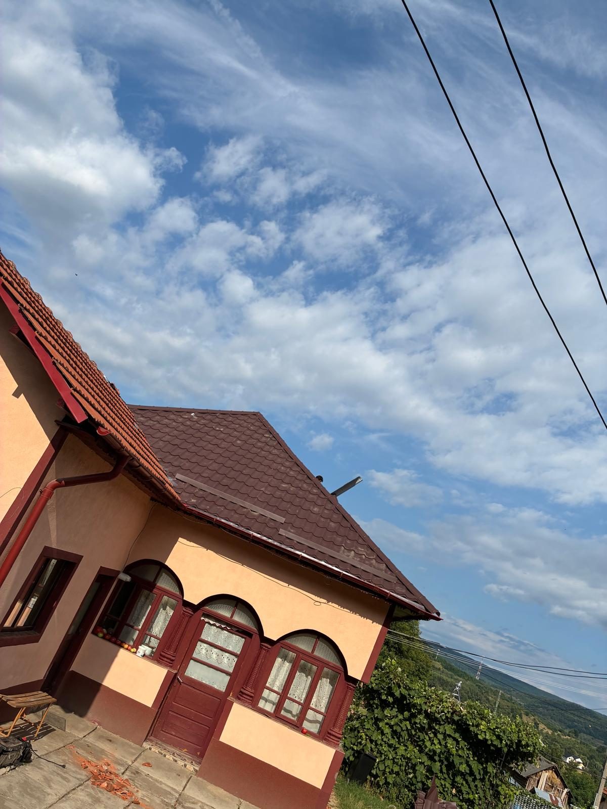 Racord coș de ventilație pe țiglă de beton